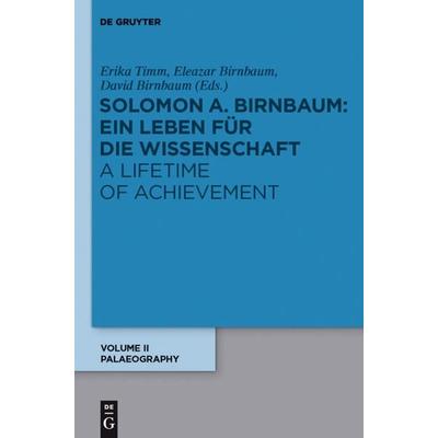 Paläographie / Palaeography, Gebundene Ausgabe von Salomo A. Birnbaum, De Gruyter, 978-3-11-025227-9