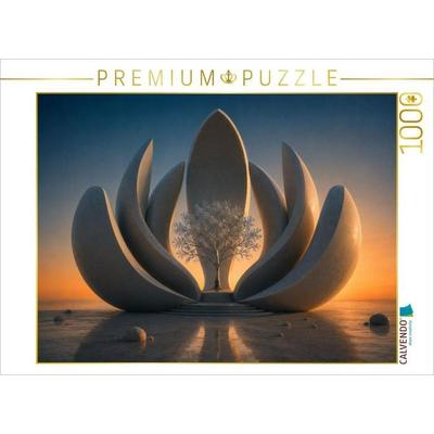 CALVENDO Puzzle Blüte der Ewigkeit | 1000 Teile Lege-Größe 64 × 48 cm Foto-Puzzle für glückliche Stunden