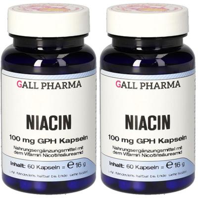 Niacin 100 mg GPH Kapseln x2 2x120 St