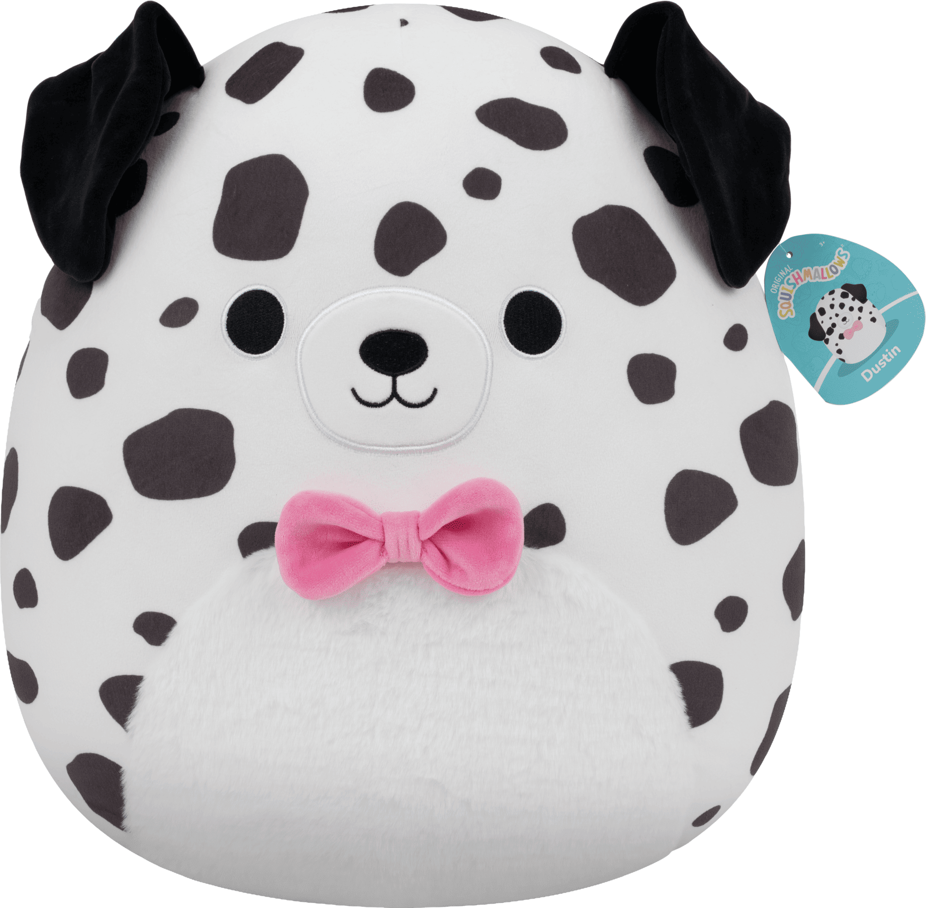 Squishmallows Dustin the Dalmatian 16-Inch Plush Toy for Kids - Soft, Cuddly Companion - Jazwares