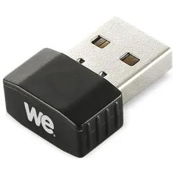 WE CLE WIFI 300 MB/S, WIFI 6, taille nano, USB 2.0, noir (USB-A), USB Stick, Schwarz
