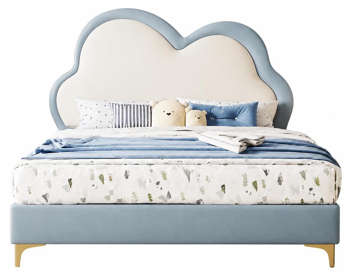 Blaues Kinderbett Wolke Jugendbett Hochwertige Kindermöbel