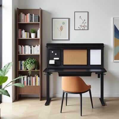 "KOWO K3041 Electric Standing Desk 48"" Height Adjustable Sit Stand Workstation w/Memory, Home Office Ergonomic Computer Desk"
