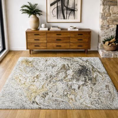 Addison Rugs Premium Washable Super Soft Abstract Carthage Dream Shag Rug