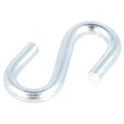 DROMET S-Haken, Stahl, Zink beschichtet, für Aufhängung / Halterung, 5mm