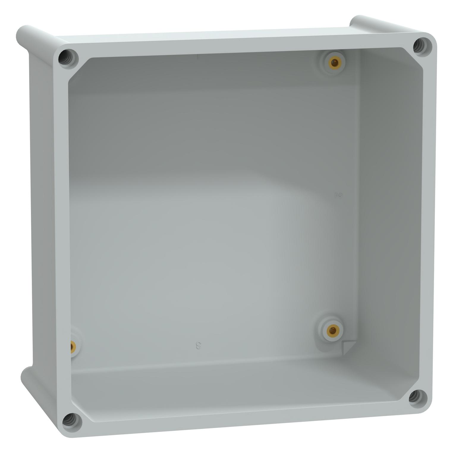 Schneider Electric Thalassa PLS Kassenbund Poly 270 x 270 x 135 mm, grå (Gehäuse) (NSYFPLS2727G)