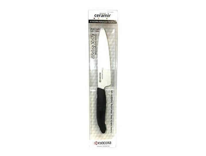 Kyocera FK-130-WH BK Couteau Universel Manche Noir Lame Céramique Blanche Couteau universel 13 cm