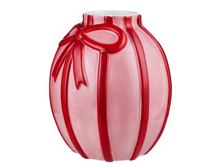 Vase 17 x 18 x 17cm Rose foncé/Rose