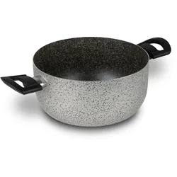 Mamù Kasserolle mit zwei Griffen, antihaftbeschichtet, Aluminium, hergestellt in Italien, Ø 26 cm