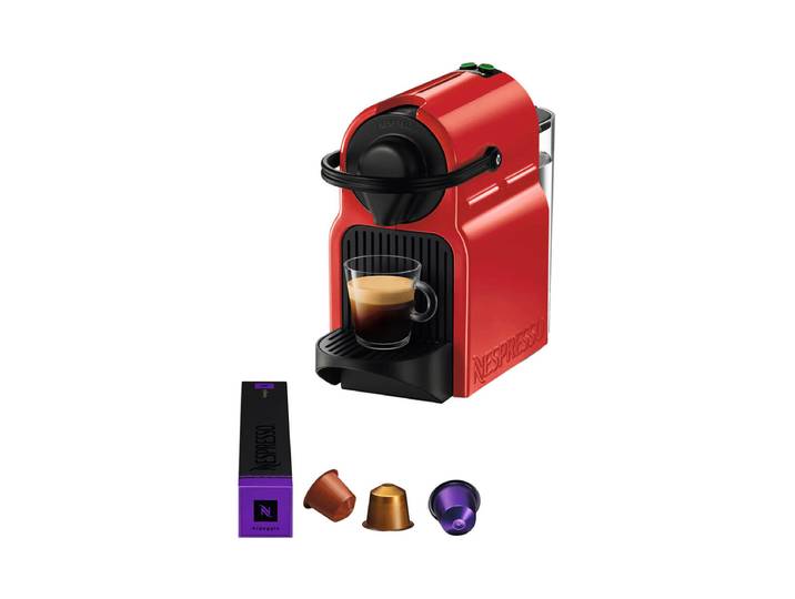 Nespresso Inissia Kaffeemaschine von Krups Rubinrot
