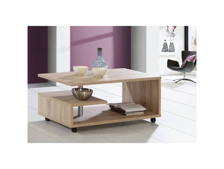 Couchtisch Haskell 105 x 46 x 60cm Beige/Eiche Sonoma Dekor