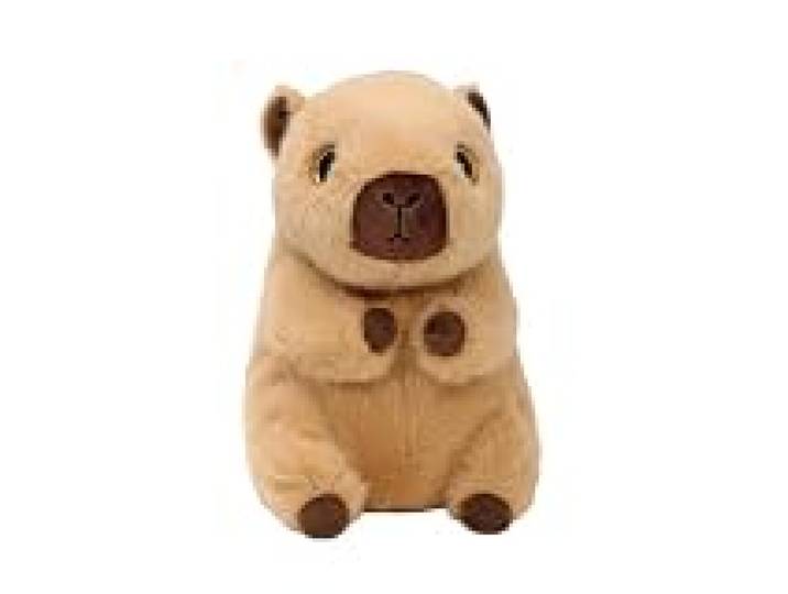 TY Beanie Boos - Lara Le Capibara avec de Grands Yeux dorés et Paillettes, la Peluche aux Grands Yeux Scintillants - 15 cm - T37391