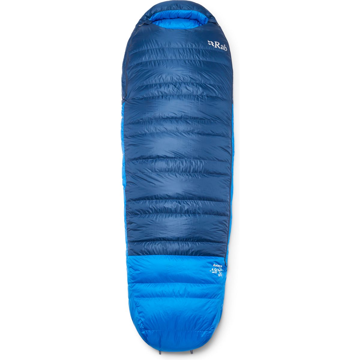 Rab Ascent -18C / 0F tempest blue/maya blue (TBM) Long QSN-05-TBM-LNG-LZ
