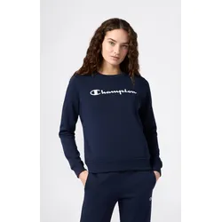 CHAMPION Rundhals-Sweatshirt für Damen mit Script-Logo Dunkelblau - S