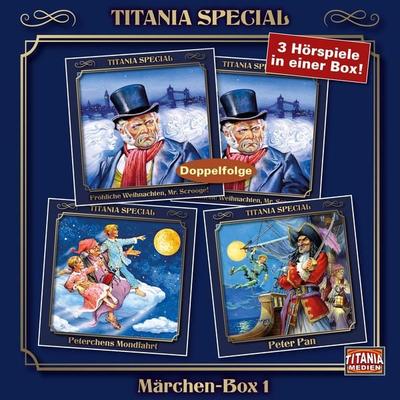 Fröhliche Weihnachten, Mr. Scrooge!, Peterchensmondfahrt, Peter Pan - Charles Dickens,Gerdt Bassewitz,James M. Barrie, Audio, 4251777705087