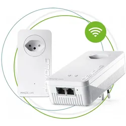 Devolo Magic 2 WiFi next Starter Kit (2400 Mbit/s), Powerline, Weiss