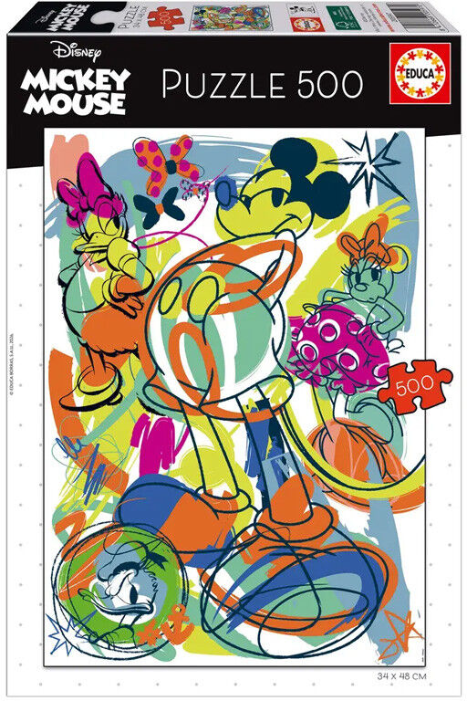 EDUCA BORRAS Puzzle 500 pcs Mickey et ses amis - Educa