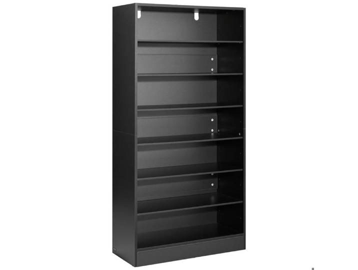 Montage facile meuble de rangement multimédia 7 niveaux étagère CD DVD pour livres et jeux