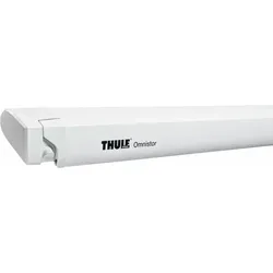Thule Omnistor 6300 Dachmarkise motorisiert Gehäusefarbe Weiß Tuchfarbe Mystic Grey 350 cm