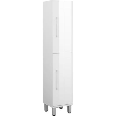 Hochschrank WELLTIME "Florenz", weiß, B:30cm H:150cm T:30cm, MDF, Schränke, Hochschrank, Breite 30cm,Badezimmerschrank,Badschrank,2 Türen