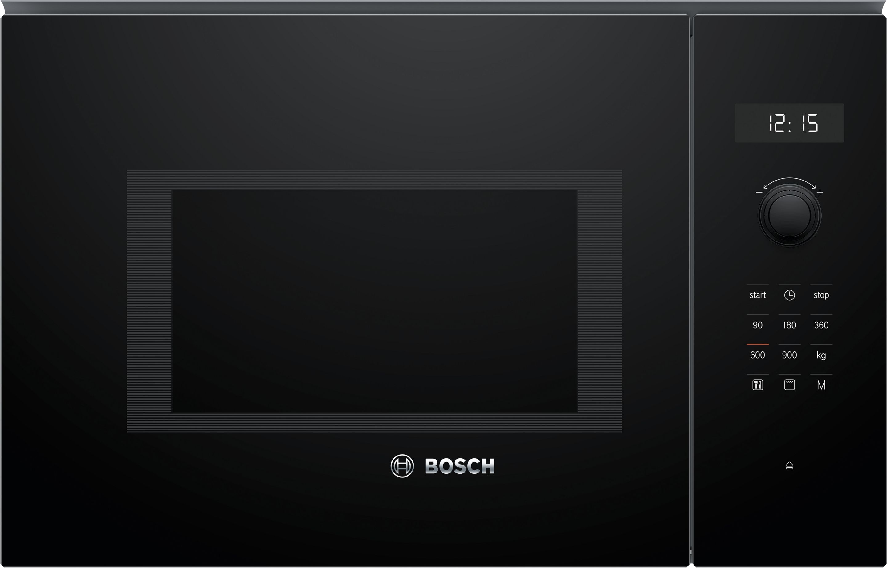 Bosch Serie 6 BEL554MB0 Einbau-Mikrowelle 900 W Größe: mittel 5 Stufen Grill (Schwarz, Edelstahl)