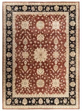 Overton "Oushak One-of-a-Kind Hand-Knotted Area Rug, Red - 9' 4"" x 12' 4"""