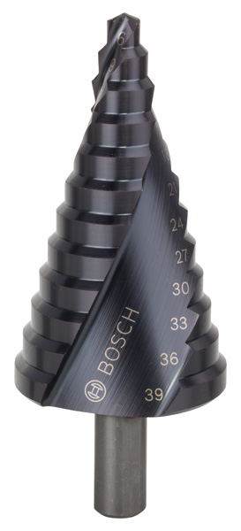 Bosch Stufenbohrer HSS-AlTiN, 6 - 39 mm, 10 mm, 93,5, 12 Stufen 2608588068