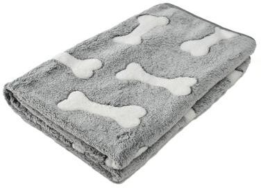 Uplifted Finds Plush Thermal Winter Pet Blanket bone Print s