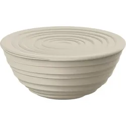 Tierra Schüssel mit Deckel M beige