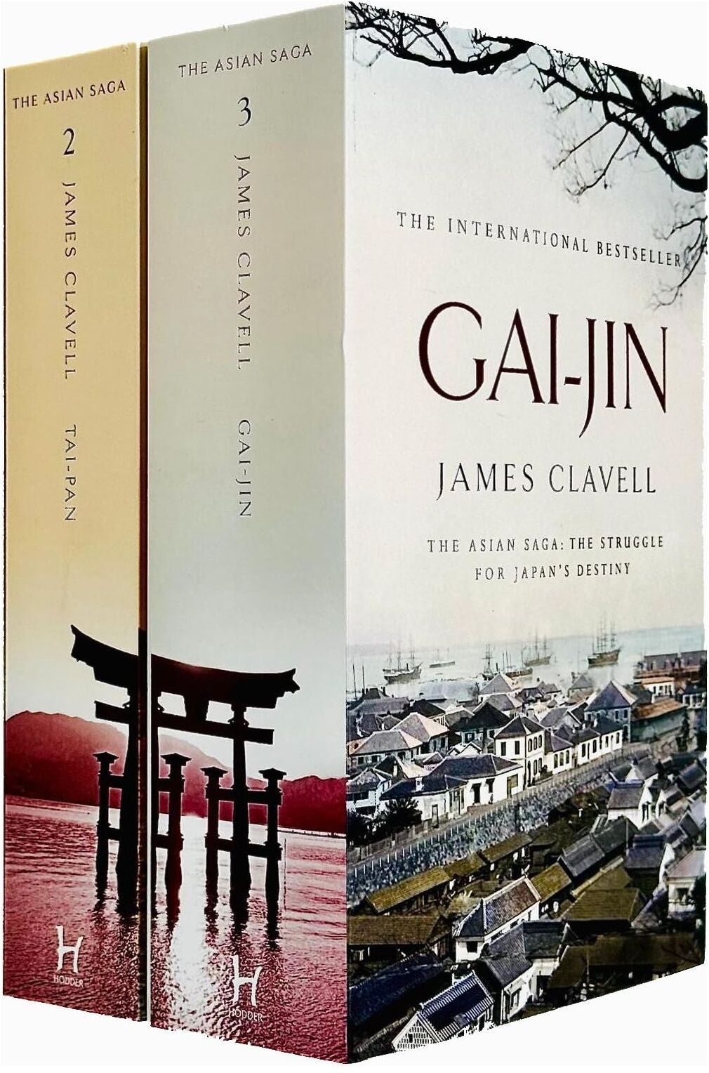 Hodder Paperbacks ltd James Clavell Asian Saga Collection – 2 Books Set   Tai-Pan & Gai-Jin Historical Epic Novels