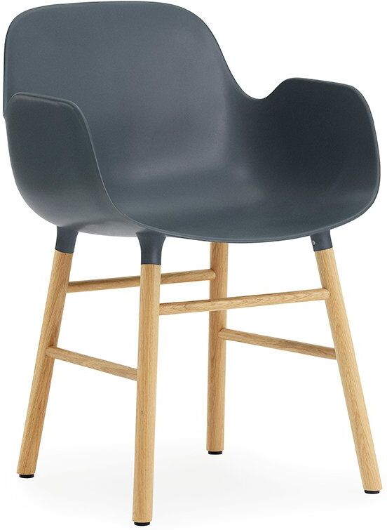 Normann Copenhagen Armlehnstuhl (rot, schwarz, Holz, Kunststoff) rot   schwarz   Holz   Kunststoff