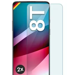 moex Klares Panzerglas für OnePlus 8T – passgenaue 9H Schutzfolie für zuverlässigen Displayschutz – ShockProtect Klar
