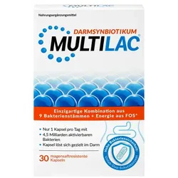 MULTILAC Darmsynbiotikum magensaftres.Kapseln 30 St