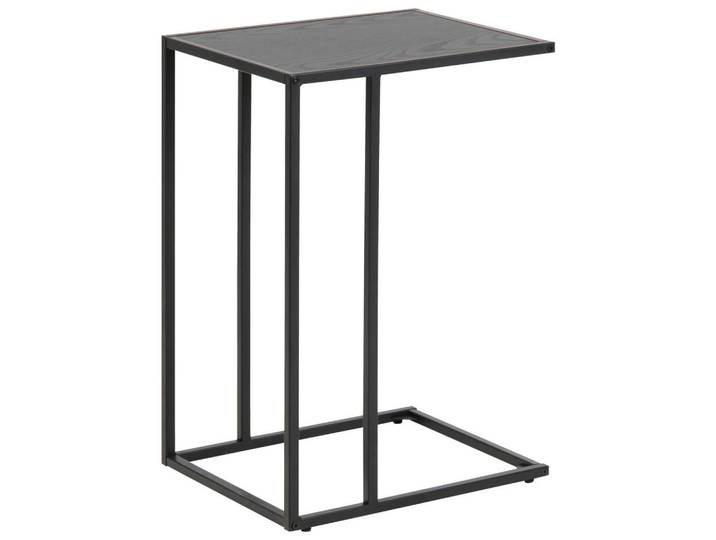Beistelltisch Seaford, Schwarz, rechteckig, eckig, 35x63x43 cm, Wohnzimmer, Wohnzimmertische, Beistelltische, Beistelltische eckig