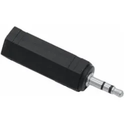 Omnitronic Adapter 3,5 Klinke(M)/6,35(F) stereo 10x (Klinkenadapter), Audio Adapter, Schwarz
