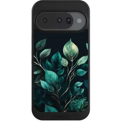Nivocase Hülle für Google Pixel 10 Handyhülle NIVOcore Case Schwarz Blätter schwarz Eukalyptus (Google Pixel 10), Smartphone Hülle, Schwarz