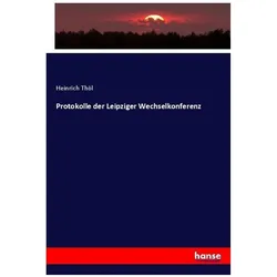 Protokolle der Leipziger Wechselkonferenz, Fachbücher von Heinrich Thöl