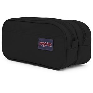 JanSport Federmäppchen Large Accesssory Pouch, Schlamperetui, 2-fach, aus Stoff, schwarz