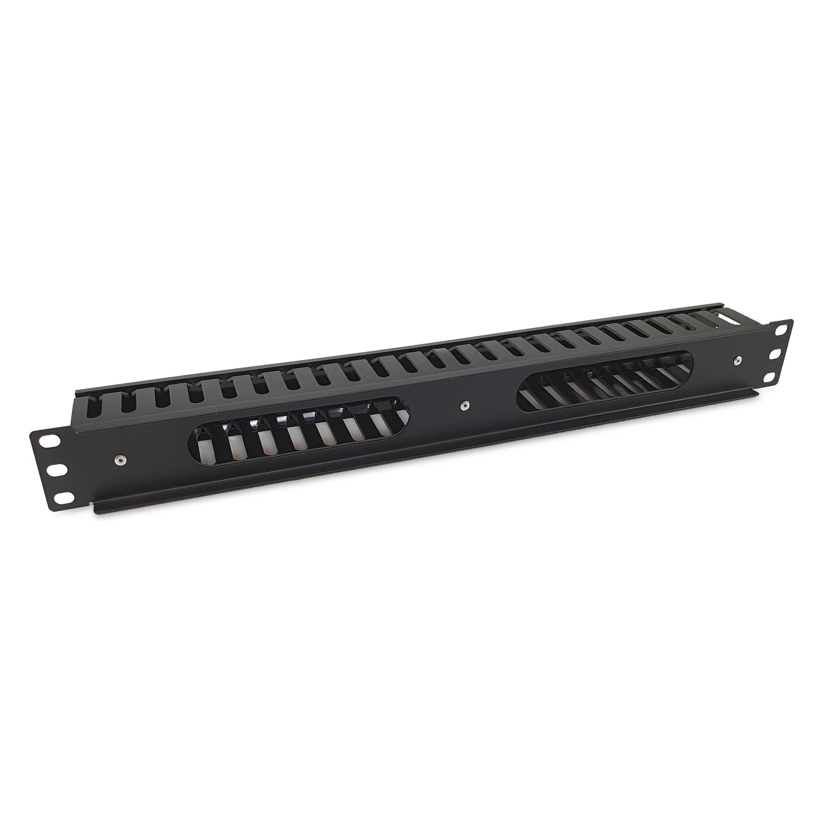 equip 19" Kabelmanagement Panel Ausstattung schwarz (327314)