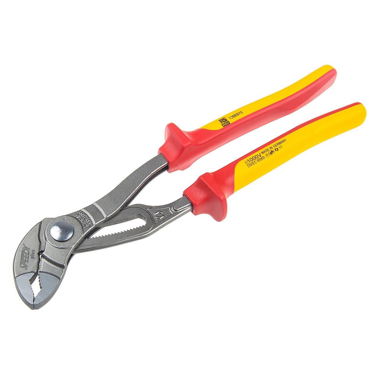 RS PRO VDE Water pump pliers "SPEEDYplus" (250 mm) (1366975)