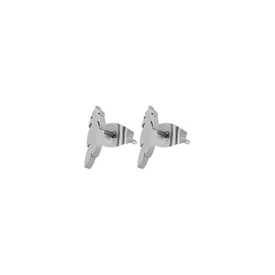 Paar Ohrstecker ADELIA´S "Ohrringe – Ohrstecker aus Edelstahl", Damen, Gr. Damen, Edelstahl, silber, Ohrringe, Ein kleines Geschenk mit großer Wirkung