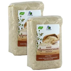 Doppelpack Flohsamenschalen Indisch 2X500 g
