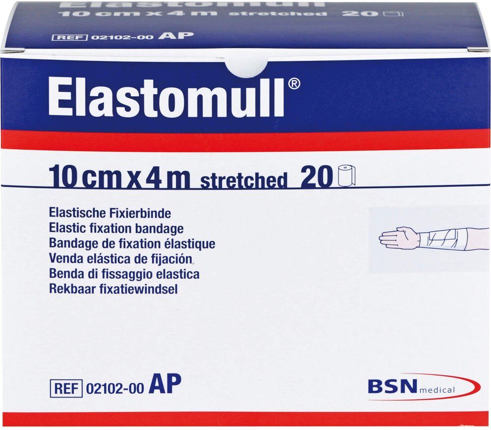 Elastomull 10 cmx4 m elastisch Fixierbinde 20stk