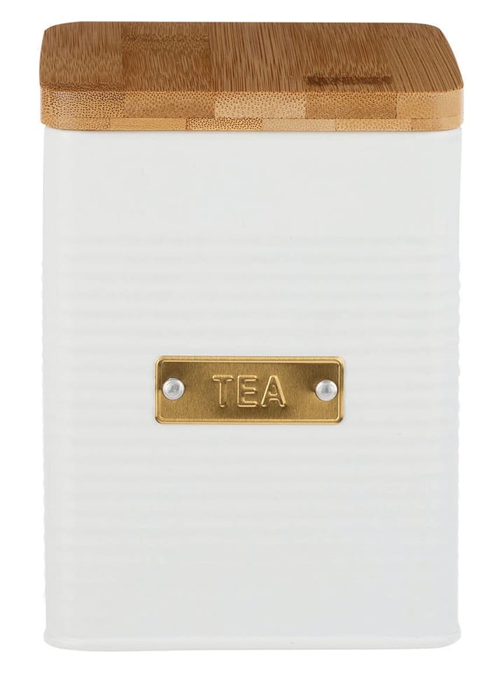 Typhoon Vorratsbehälter "Tee" in Weiß - (B)11,5 x (H)15,7 x (T)11,5 cm - onesize