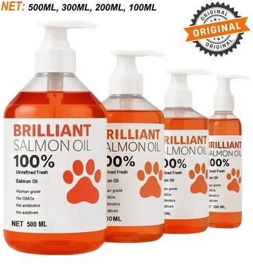 Uplift Picks Human Grade Salmon Oil Omega 3 Supplement For Dogs And Cats 200 Ml