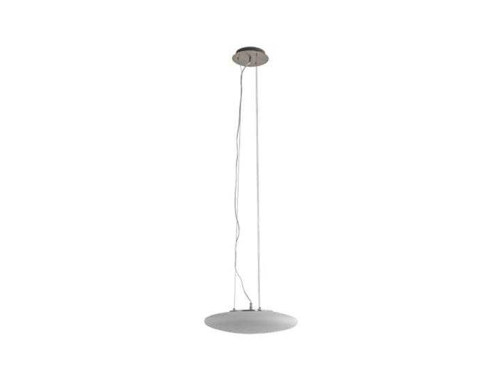 Lindby LED Suspension en verre Gunda à intensité variable (Moderne) Blanc Verre e. a. pour Salon & Salle manger (1 lampe\,à)\, Luminaire Lampe plafond Plafonnier Suspendue