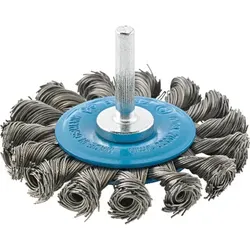 Rundbürste Stahl gezopft 75x6mm