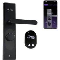 Loqed, Zutrittskontrolle, Touch Smart Lock Black Edition (Bluetooth)
