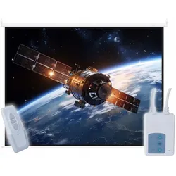 Art ELECTRIC SCREEN 92inch 114x203cm (92", 16:9), Leinwand, Weiss
