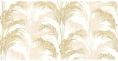 Advantage Rattan Gold Palm Wallpaper